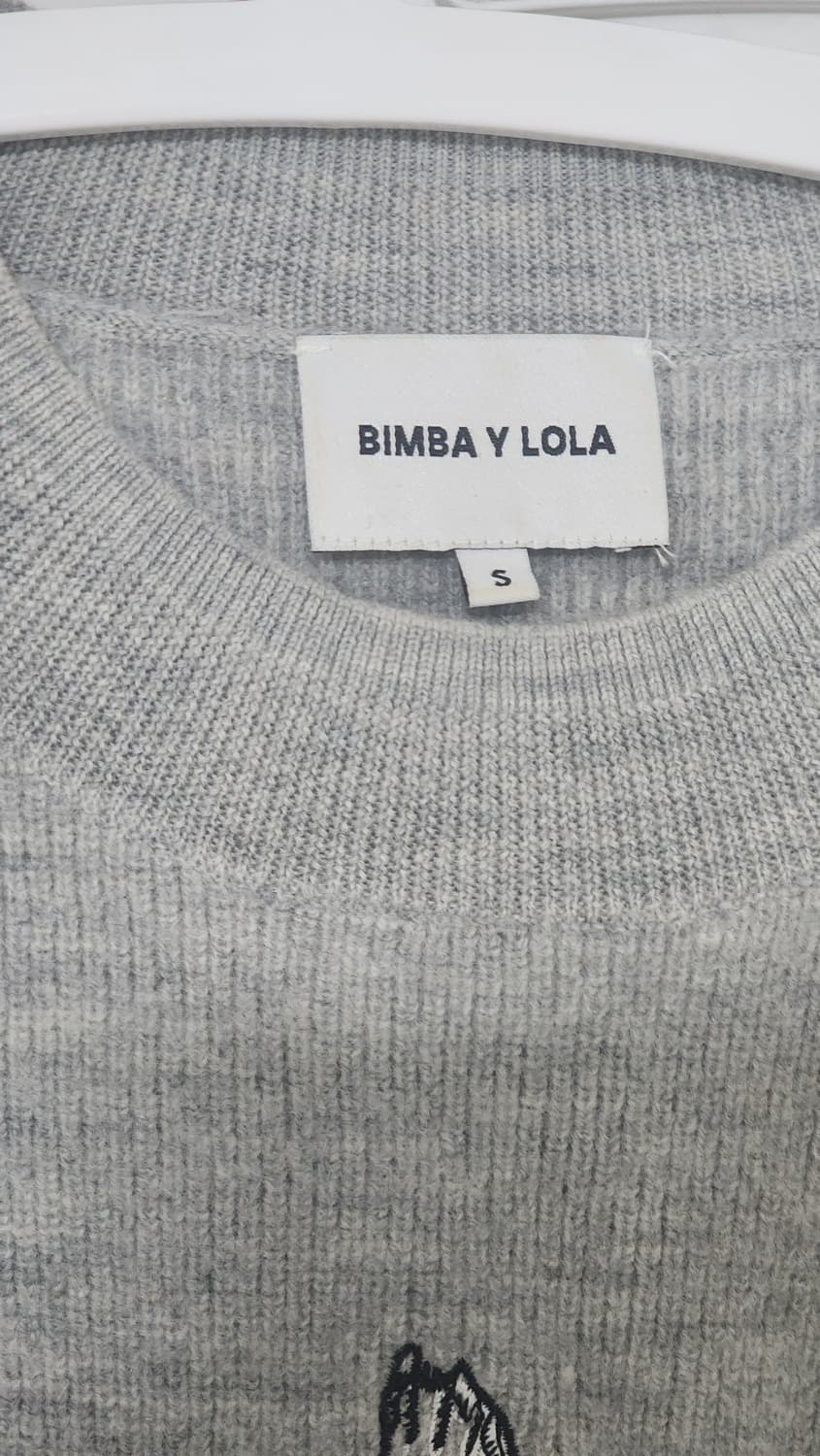 빔바이롤라 그레이 크롭 니트 S 상품이미지5