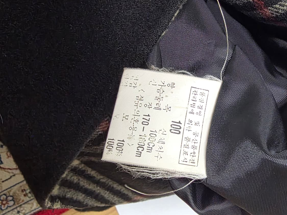 남자빈티지 입생로랑 뿌르옴므 숏코트 블랙 L 69/60 (내피 포함) 상품이미지7