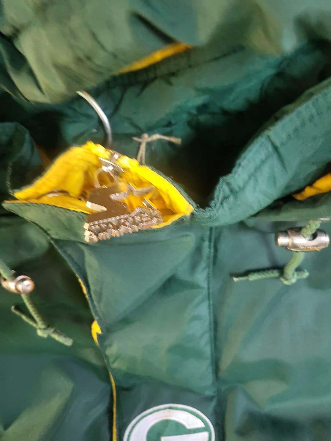 90s 미국 빈티지 스타터 NFL 그린베이 패커스 아노락 패딩점퍼 상품이미지3