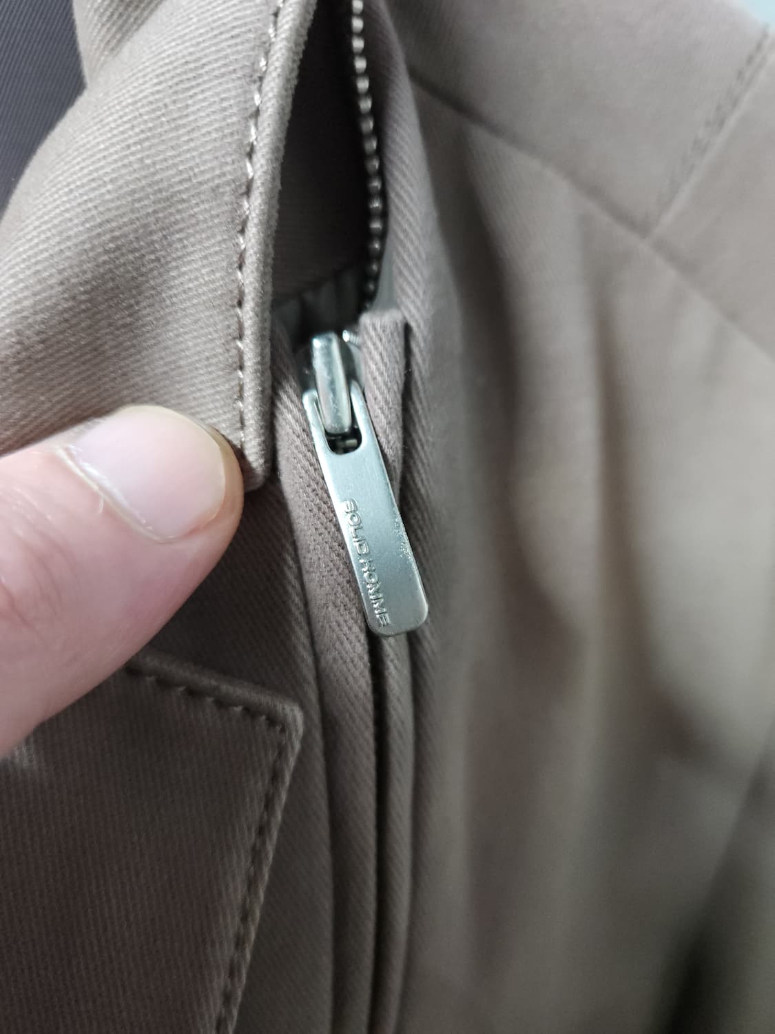 우영미 솔리드 옴므 코튼 블레이저 자켓 상품이미지7