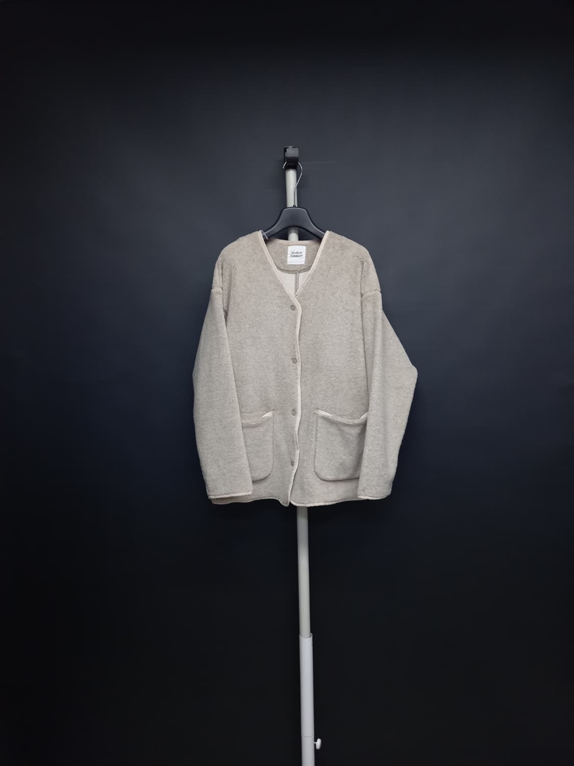 톰보이 춘추동 부클비숑 루즈박시핏 점퍼 F 44-77 상품이미지1