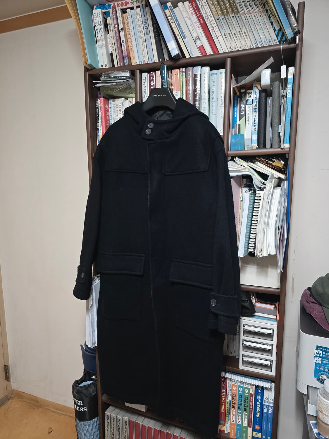 세븐피겨스 후드 더플 코트 
L 상품이미지3