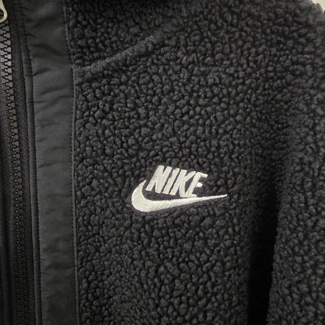 나이키 후리스 후드 집업 블랙 155/76 상품이미지4