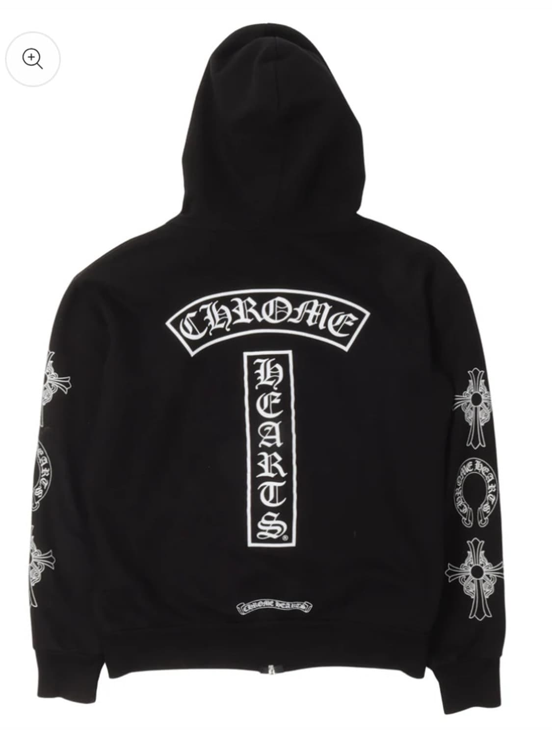 크롬하츠 홀스슈 T바 헤비웨이트 후드집업 사이즈 m 상품이미지2