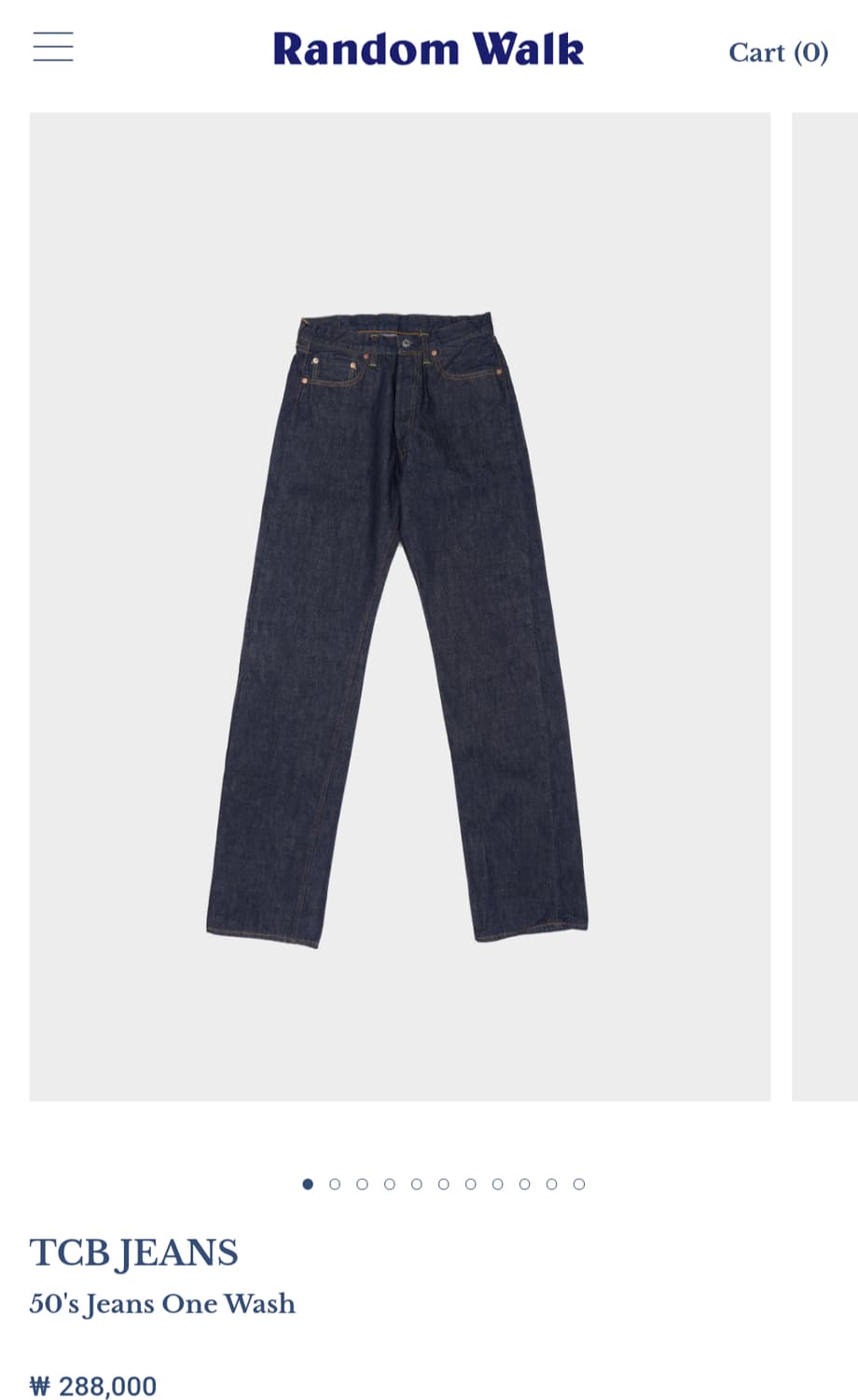 [34]Tcb jeans 50s 데님팬츠 상품이미지1