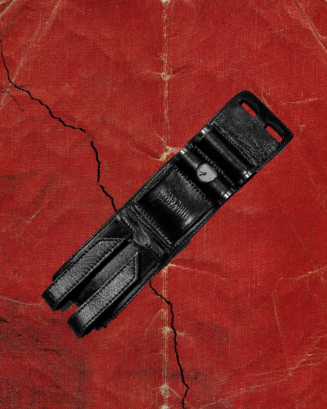 Jean paul gaultier 장폴고티에 불렛 케이스 레더 손목시계 상품이미지1