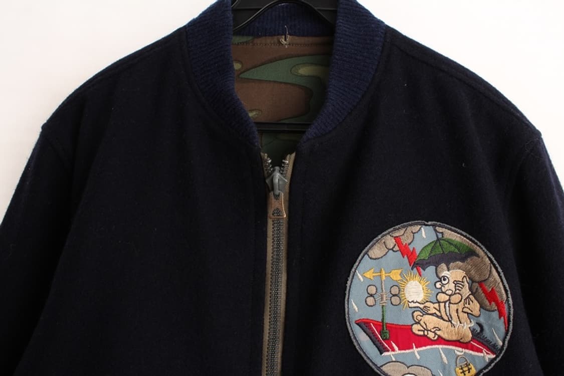 36 버즈릭슨 양면 모직 블루종 자켓 상품이미지7