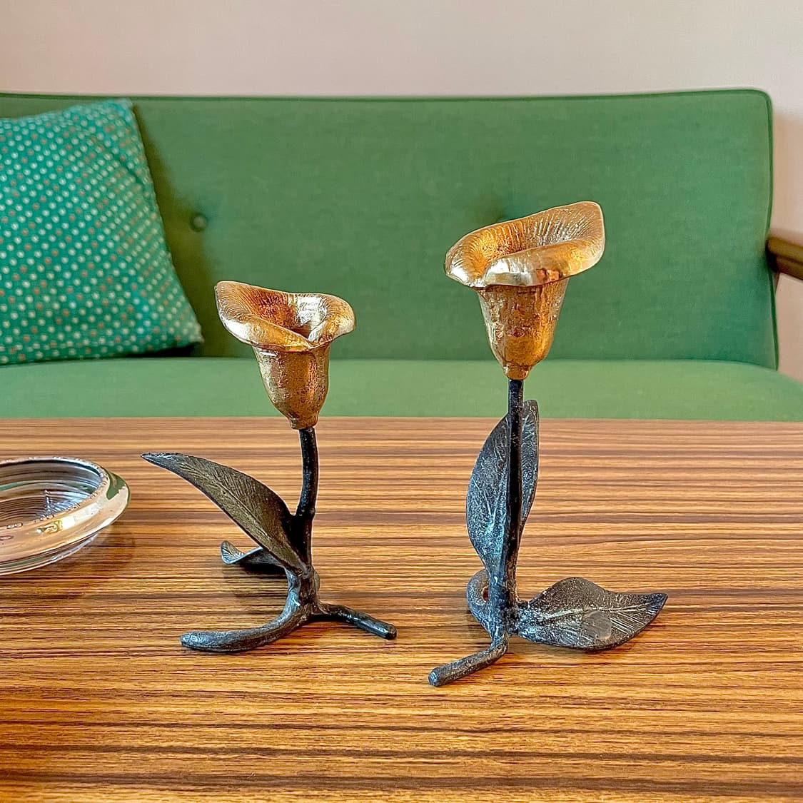 [USA 미드센추리 빈티지] 앤틱 브라스 & 브론즈 캔들홀더 상품이미지3