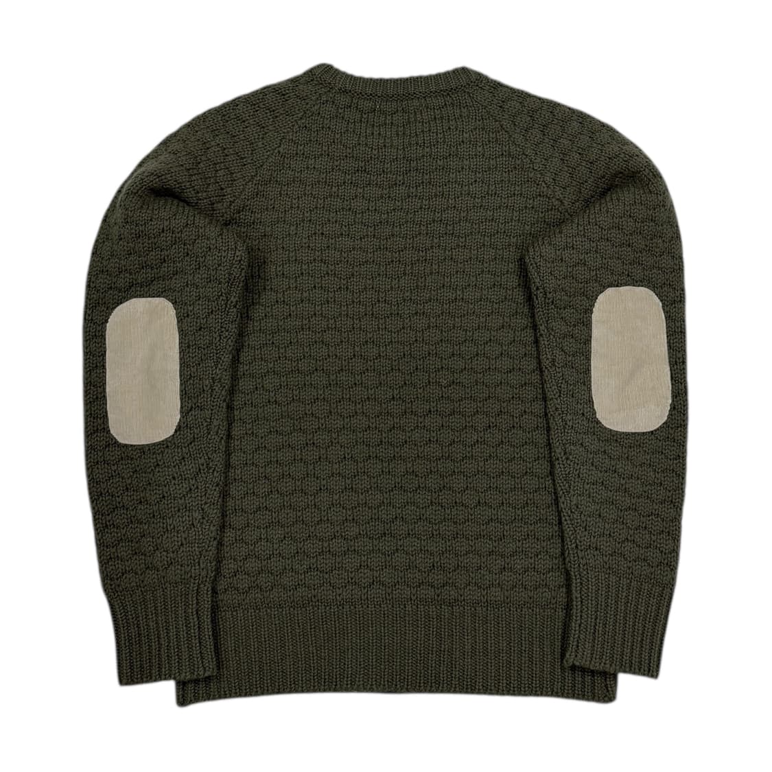빔즈 보이 울 스웨터 니트 카키 상품이미지3