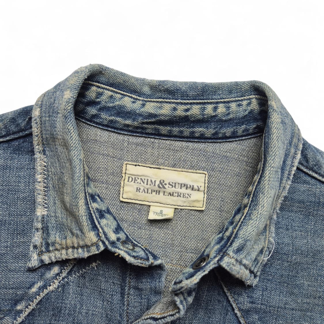 [S] 폴로 랄프로렌 데님앤서플라이 패치워크 데님셔츠 상품이미지6