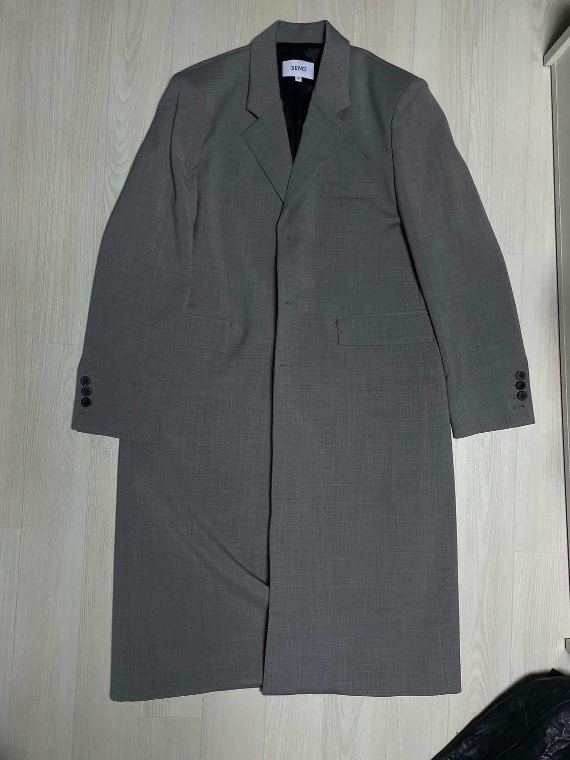 [2] Senci 센씨 메리노 울 쓰리버튼 코트(베이지) 상품이미지4