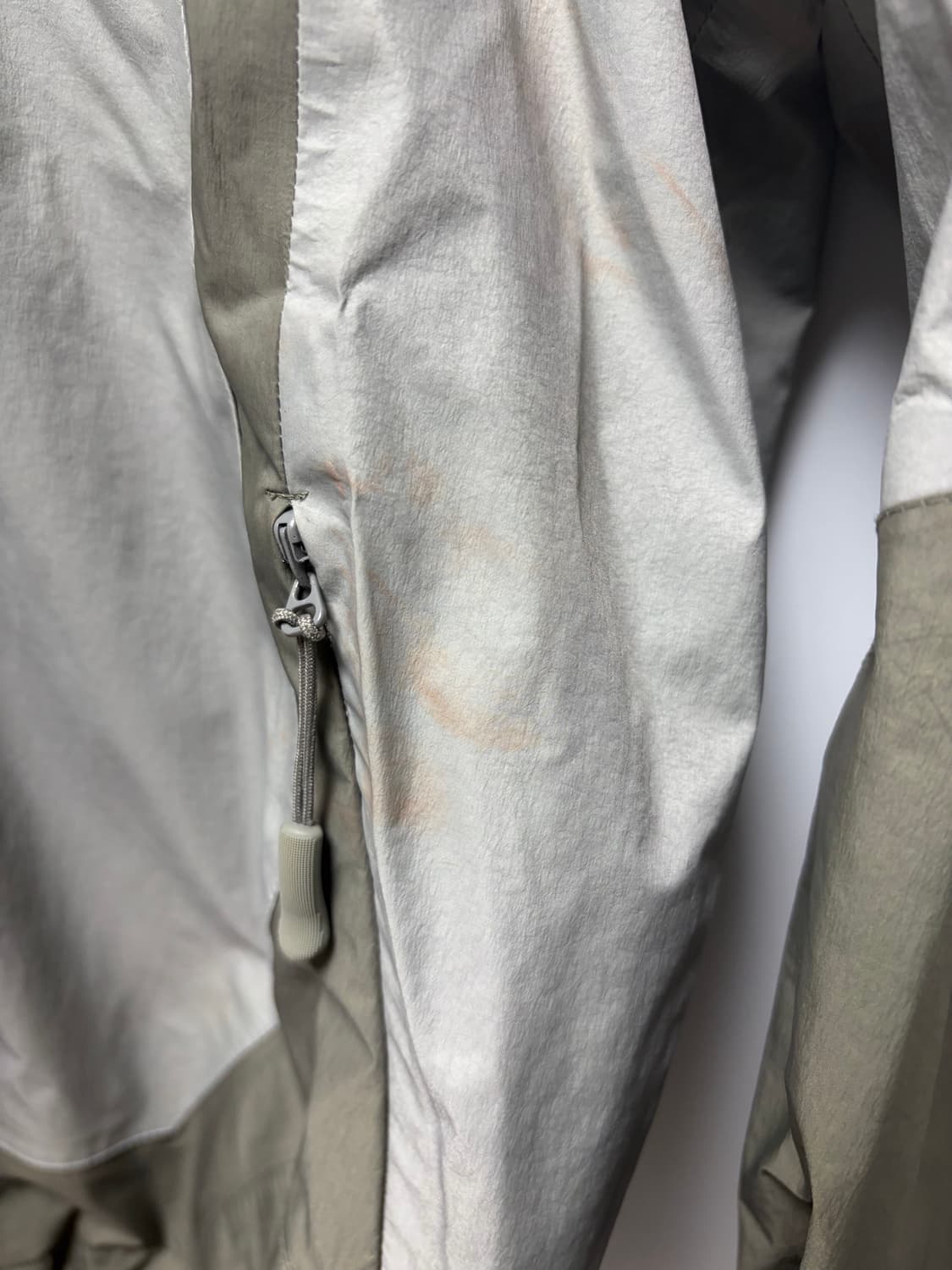 산산기어 3L 자켓 머드 카키 - 23SS 바람막이 상품이미지2