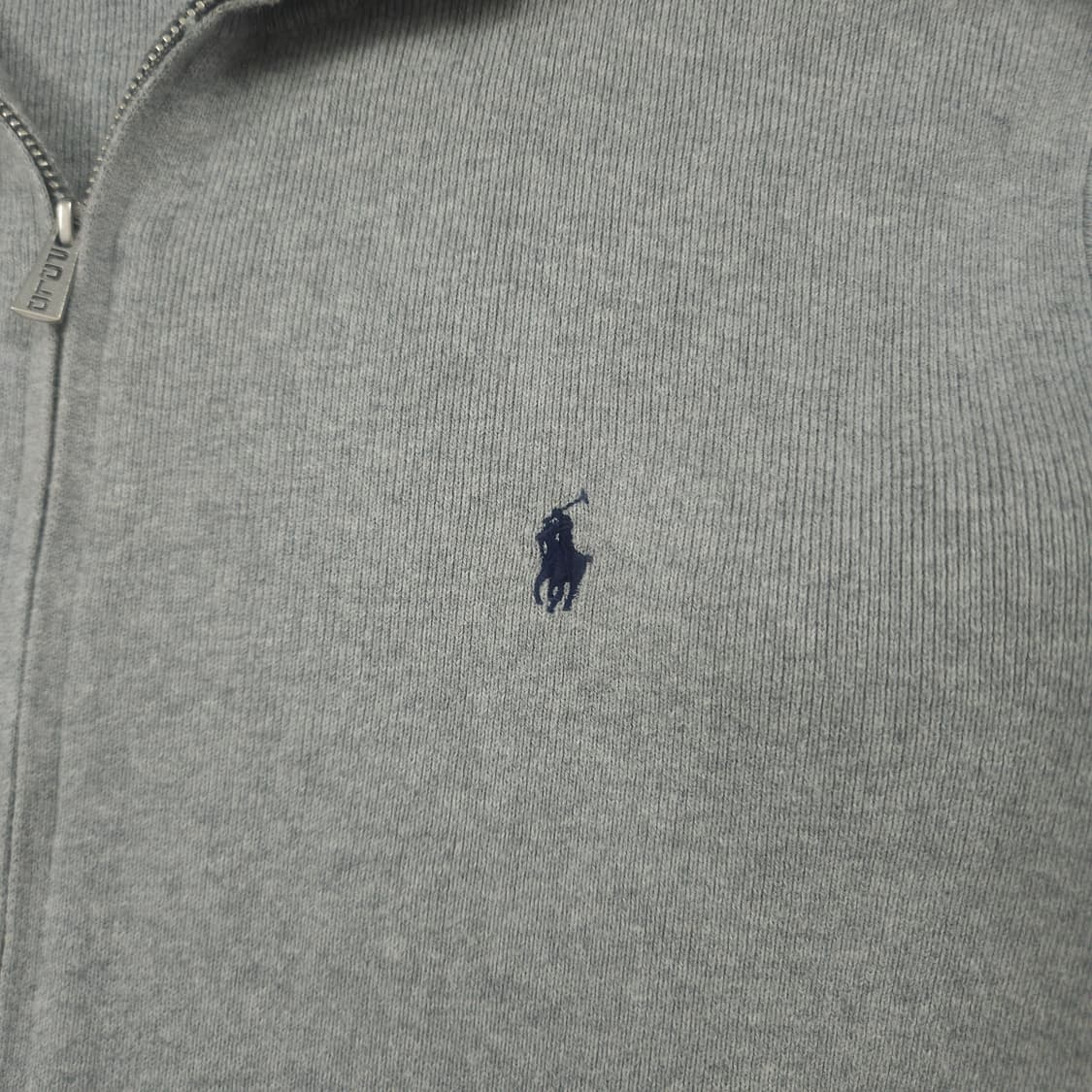 L(100)폴로 랄프로렌 집업 니트 그레이 상품이미지3