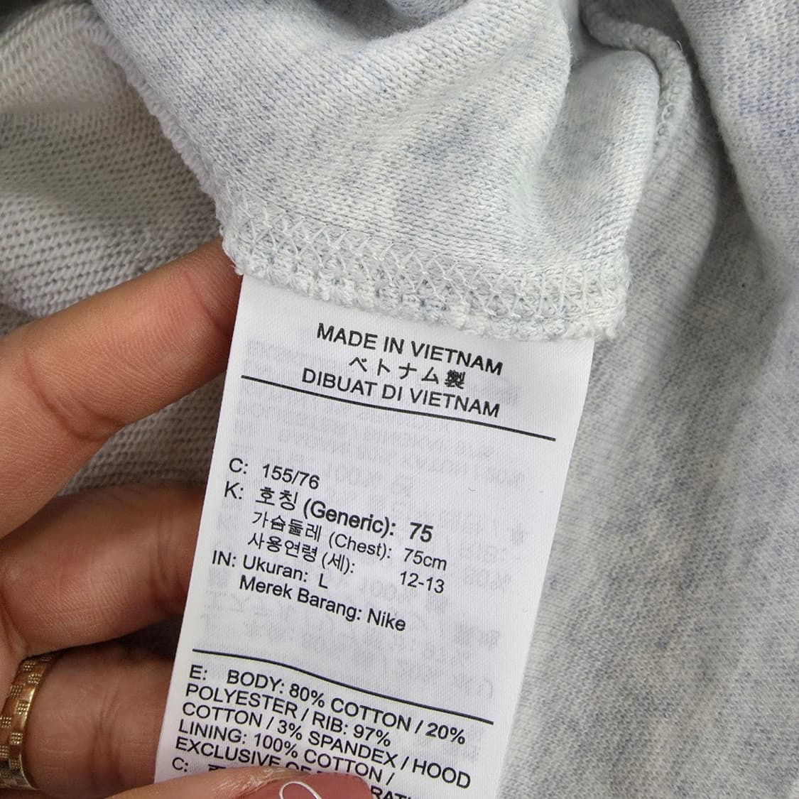 [75] 나이키 주니어 빅로고 후드티 1229J 상품이미지5