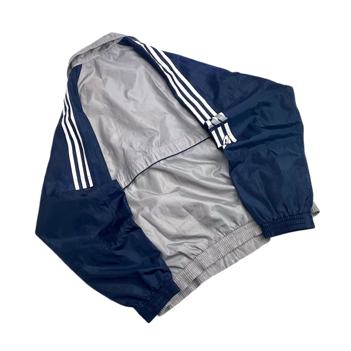 아디다스 올드스쿨 바람막이 대대장템 그레이 네이비 상품이미지3
