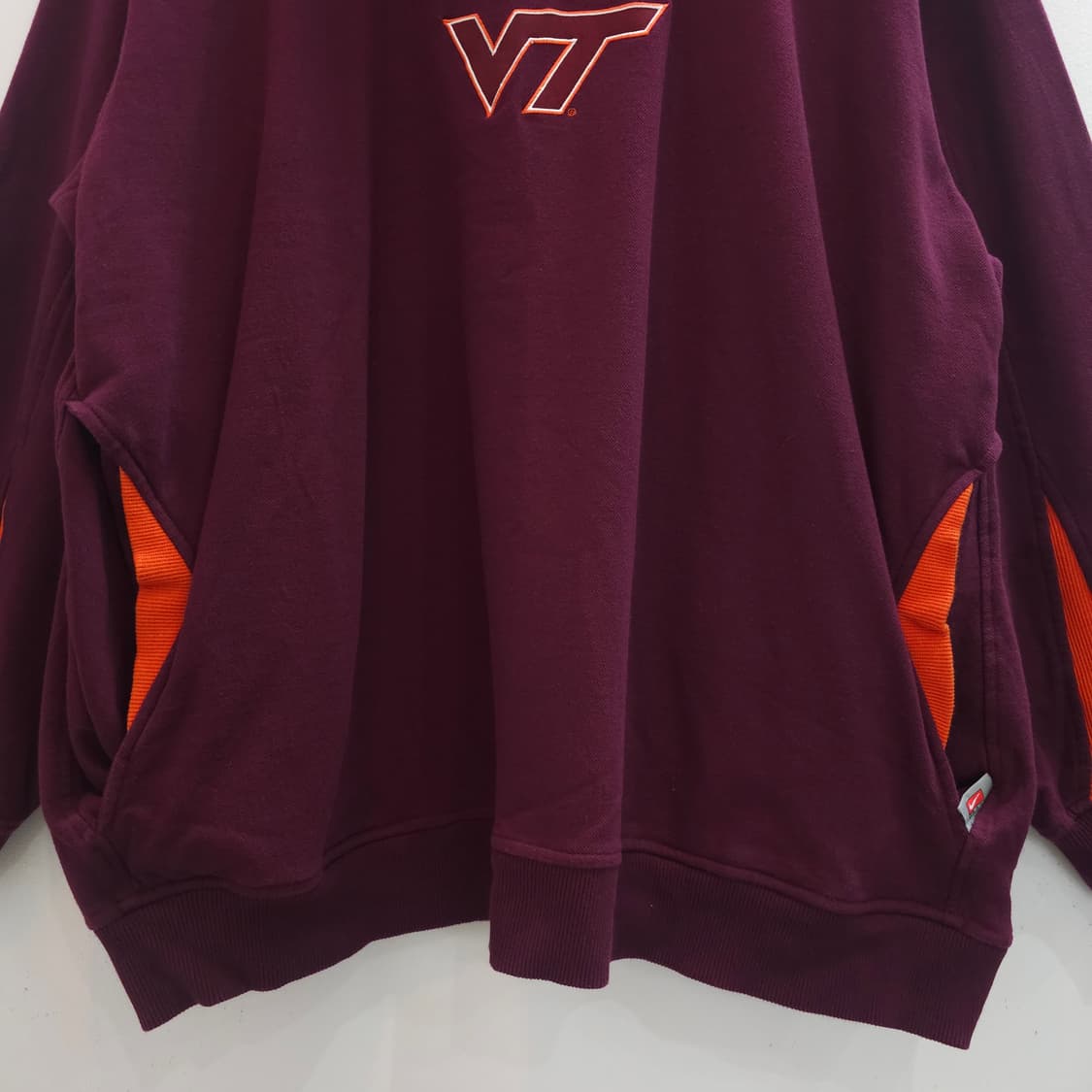 나이키 팀라인 VT컬리지 기모 반집업 스웻셔츠 상품이미지4