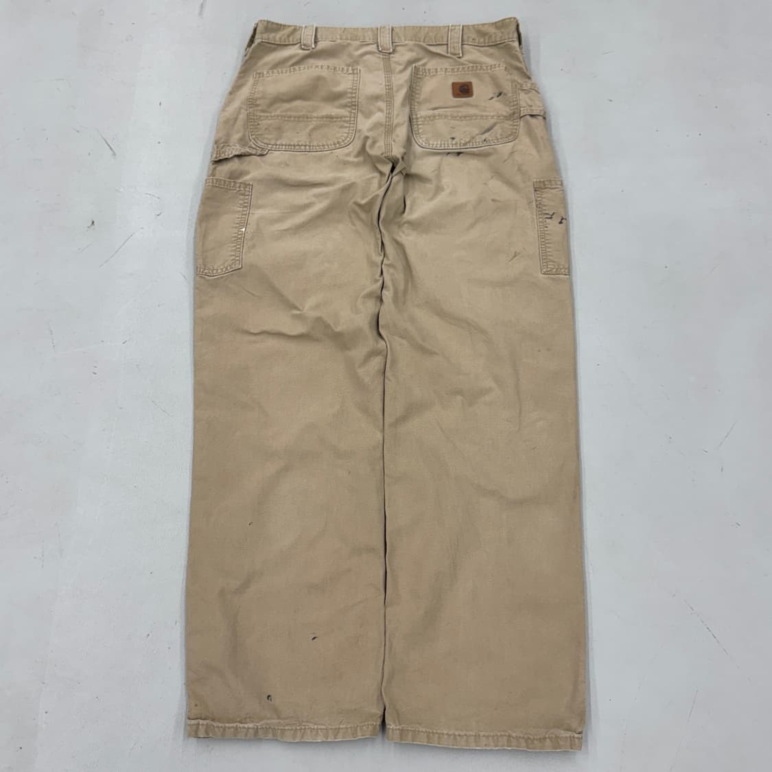 칼하트 OG 가죽패치 카펜터 와이드 페이딩 워크팬츠 상품이미지3