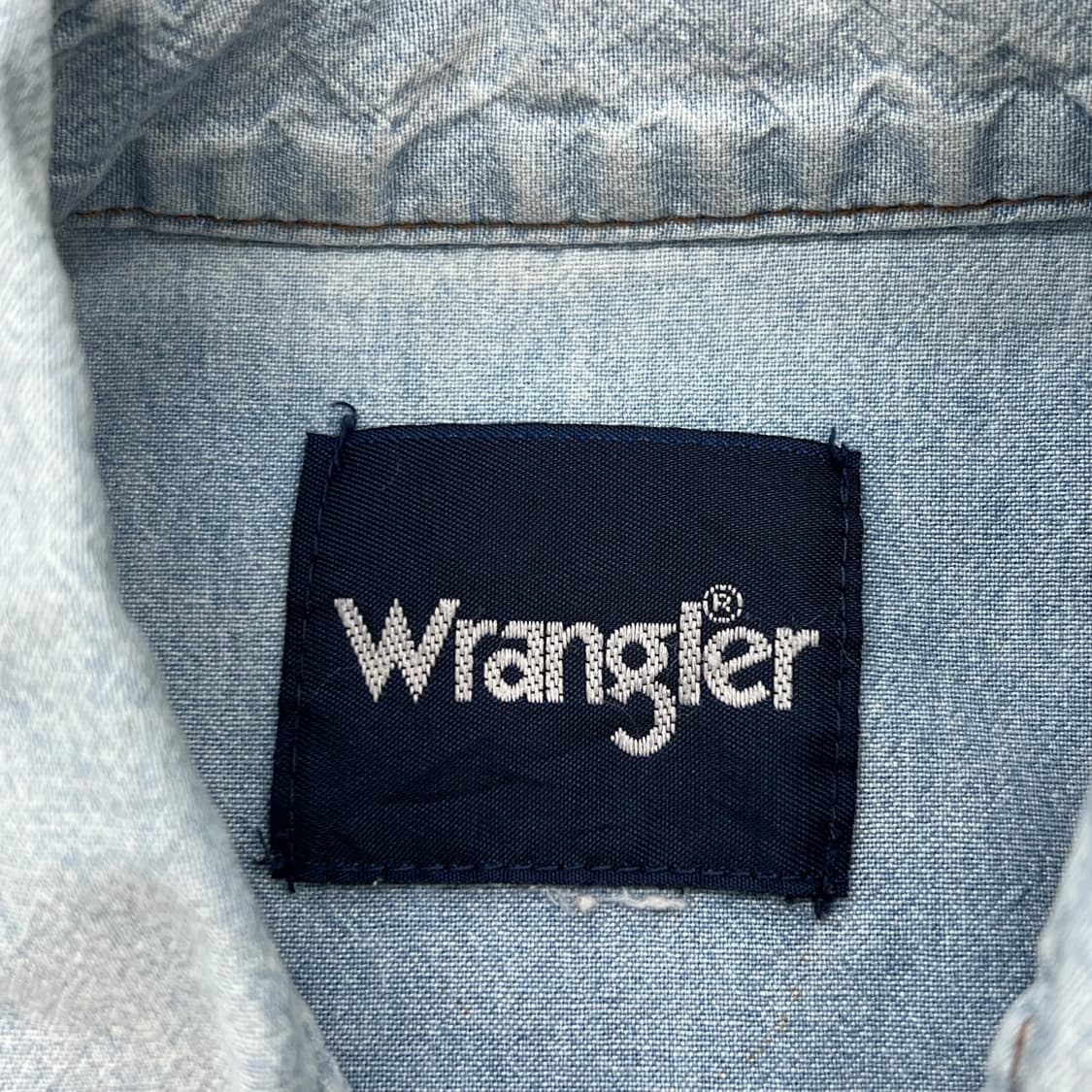 랭글러 투포켓 데님셔츠 r2619 상품이미지5