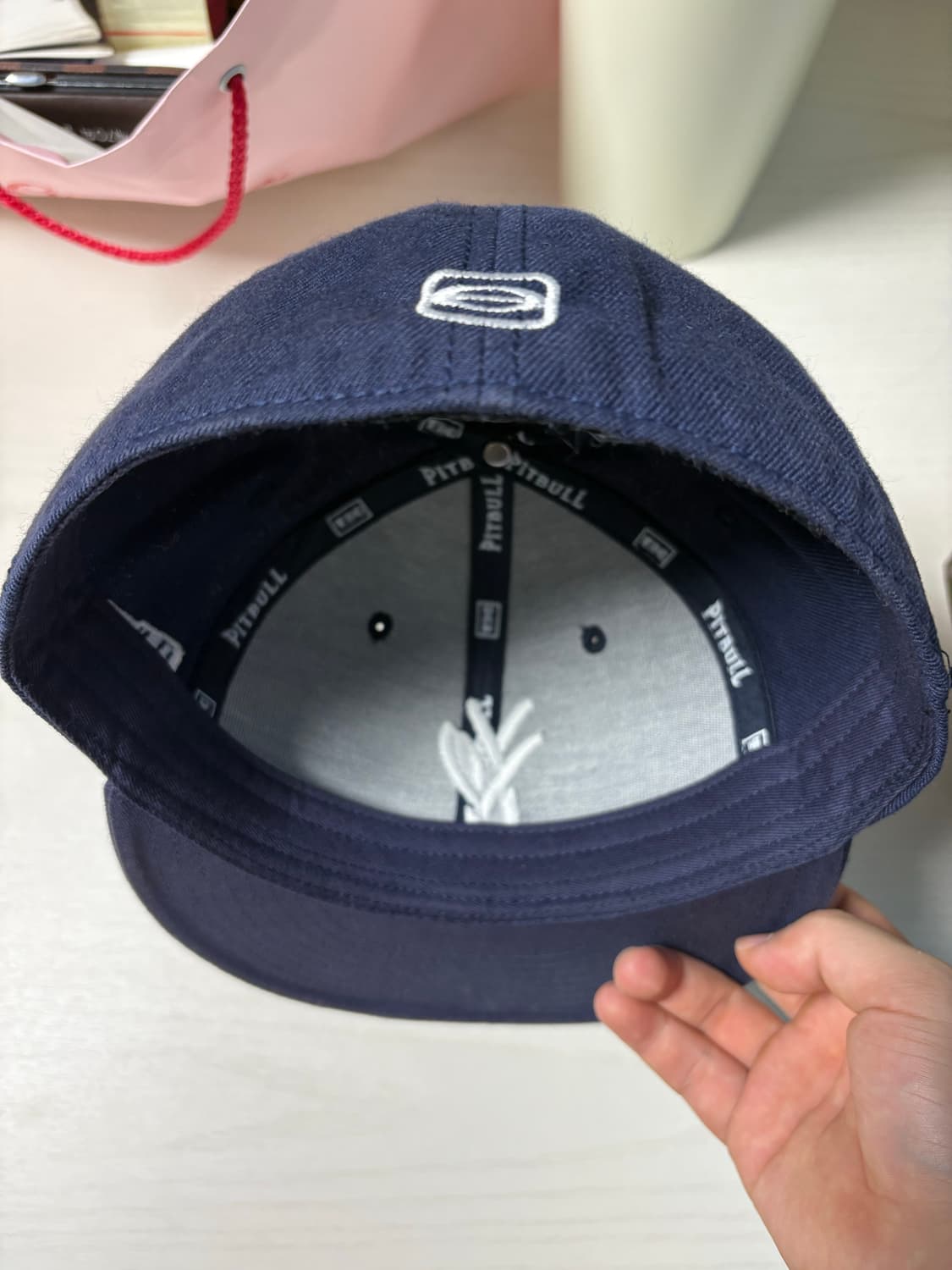 Yvl 모자 네이비 상품이미지4