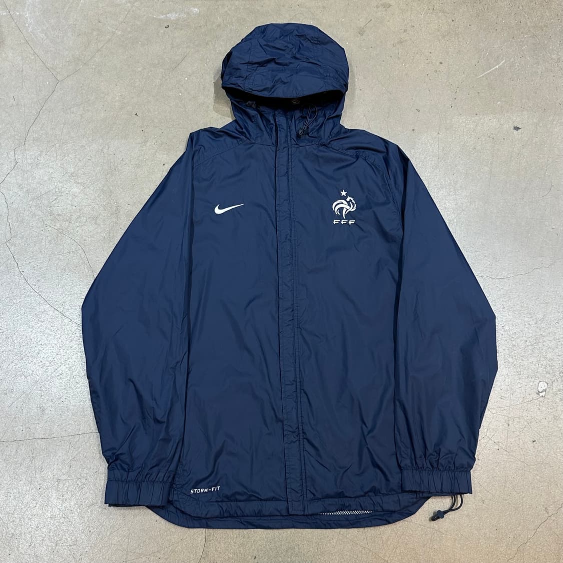 L 나이키 스톰핏 프랑스 국대  네이비 후드 바람막이 상품이미지2