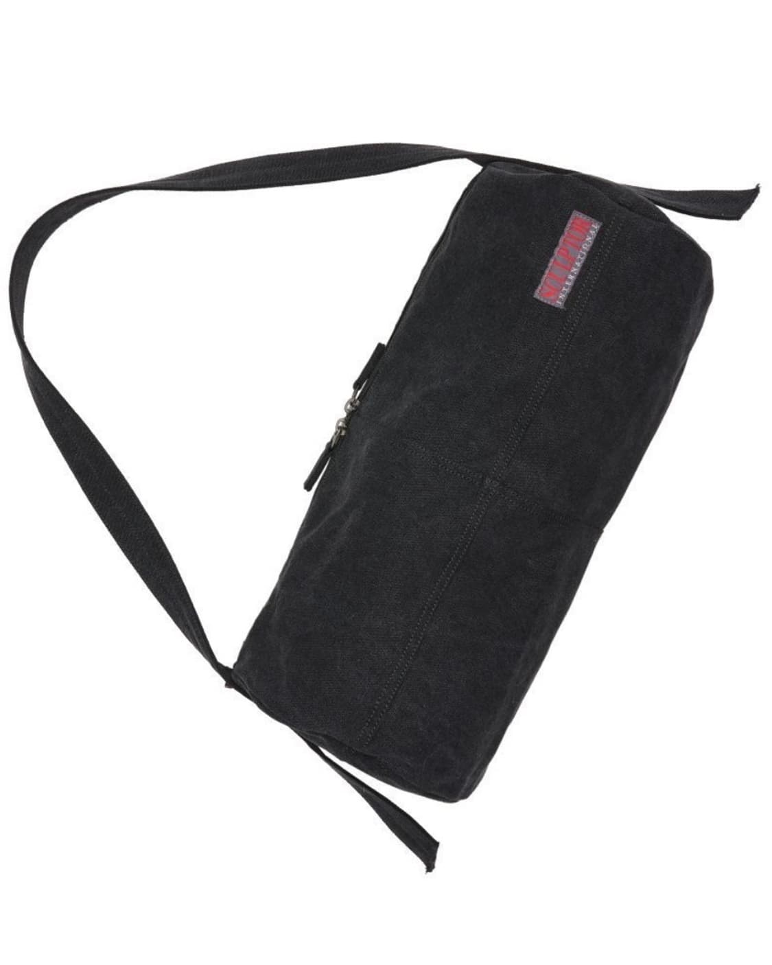 스컬프터 빈티지 캔버스 더블 백_블랙 상품이미지2