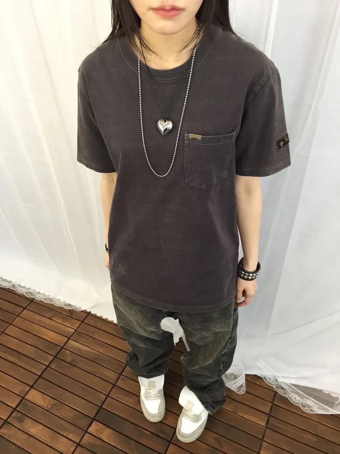 AVIREX LTD Washed Pocket Tee 상품이미지1