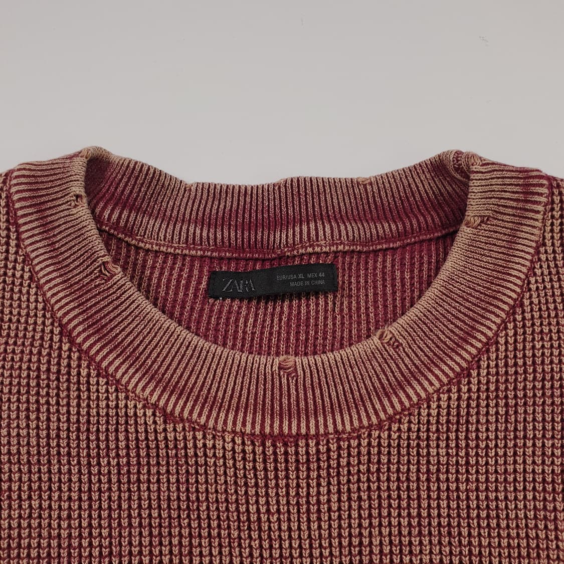 ZARA 와플 니트 스웨터 상품이미지7