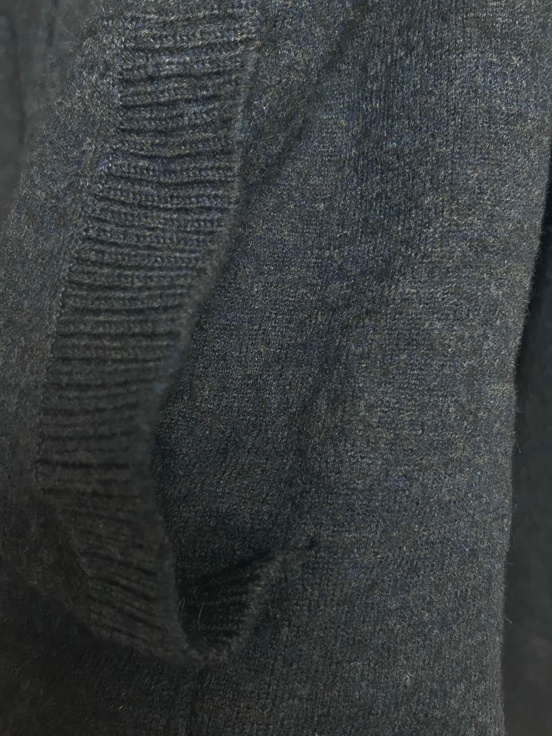 요지야마모토 후드 니트 코트 상품이미지9