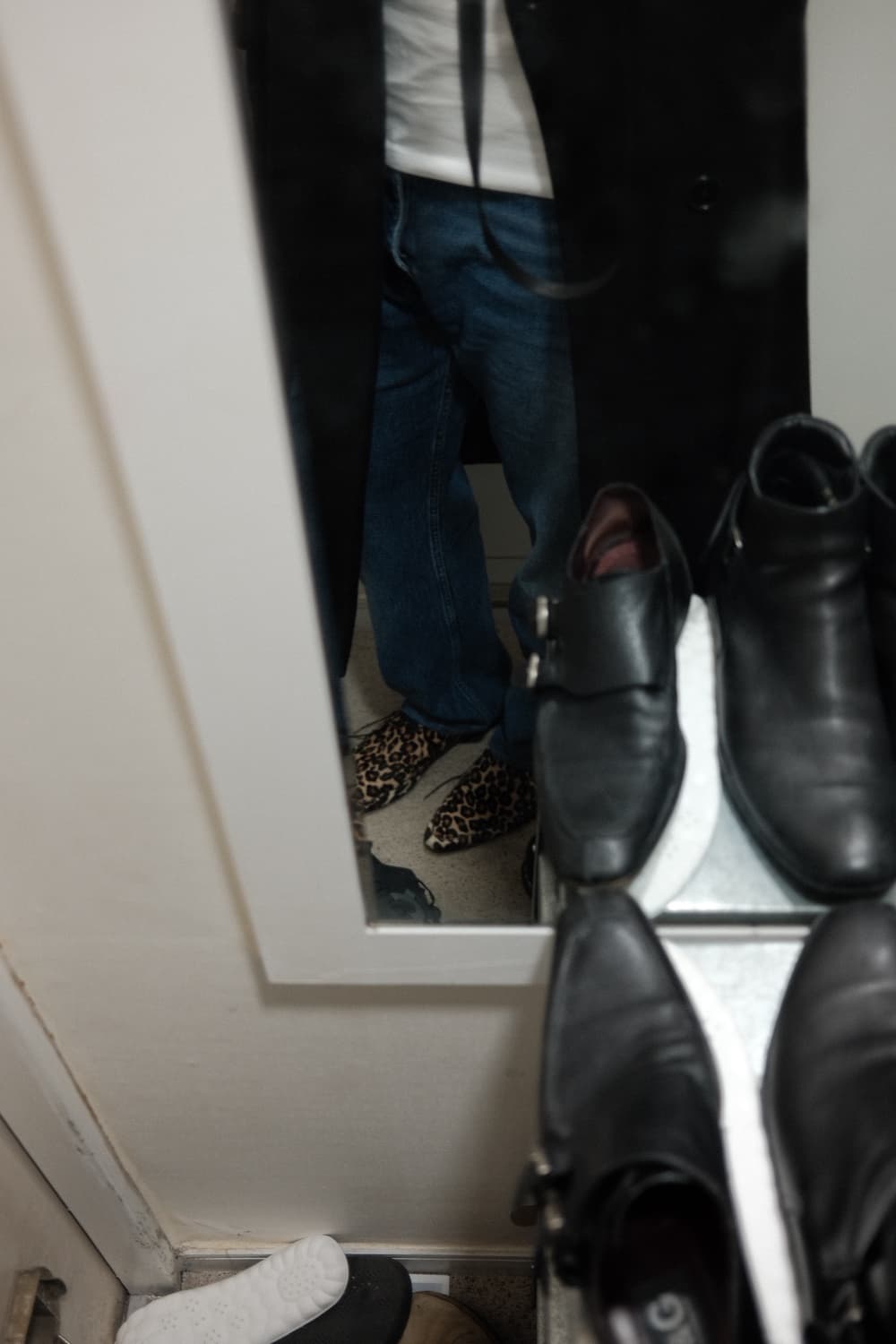 버버리 프로섬 13fw 레오파드 송치 슈즈 상품이미지5