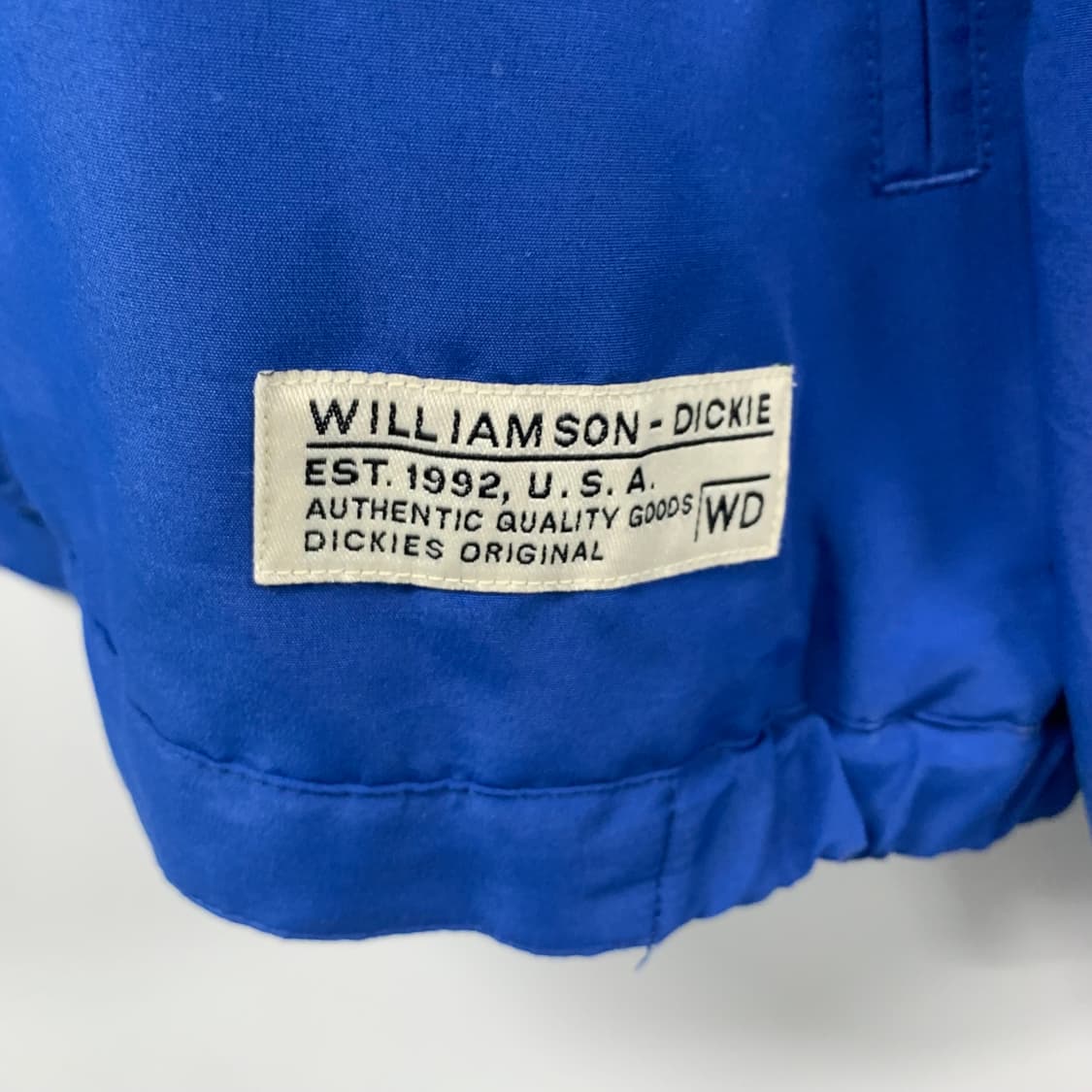 디키즈 백로고 블루 블루종 봄버 자켓 상품이미지6