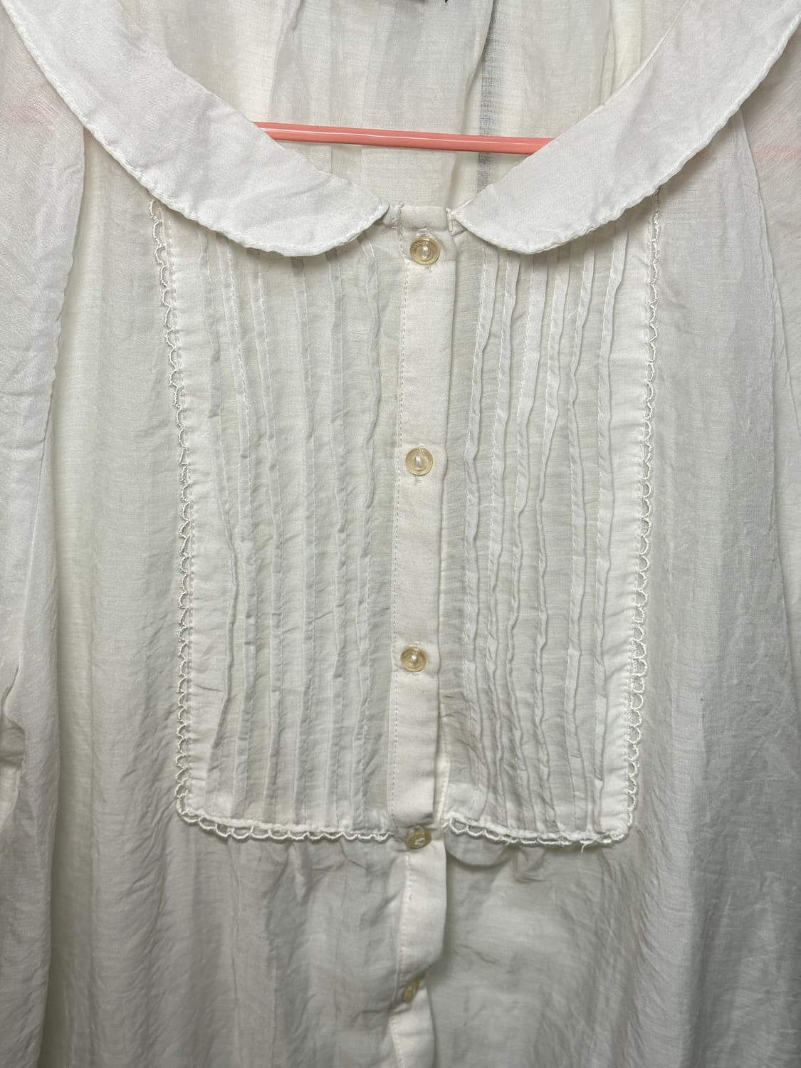 일본 빈티지 반팔 블라우스 상품이미지4