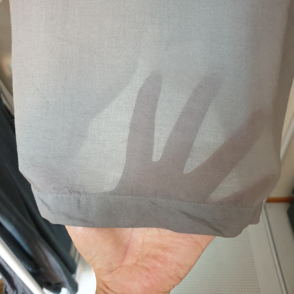 (매장판)ZUCCA 주카 친환경 리오셀소재 플랩포켓 포인트 루스핏 원피스 상품이미지8