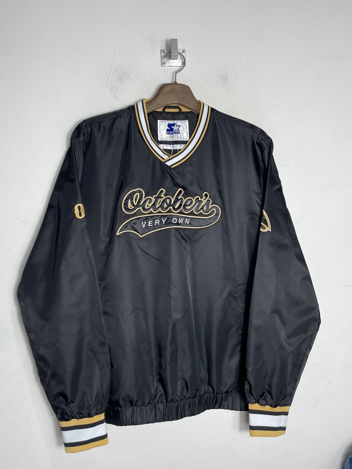 OVO x starter 블랙 풀오버 윈드브레이커 상품이미지1