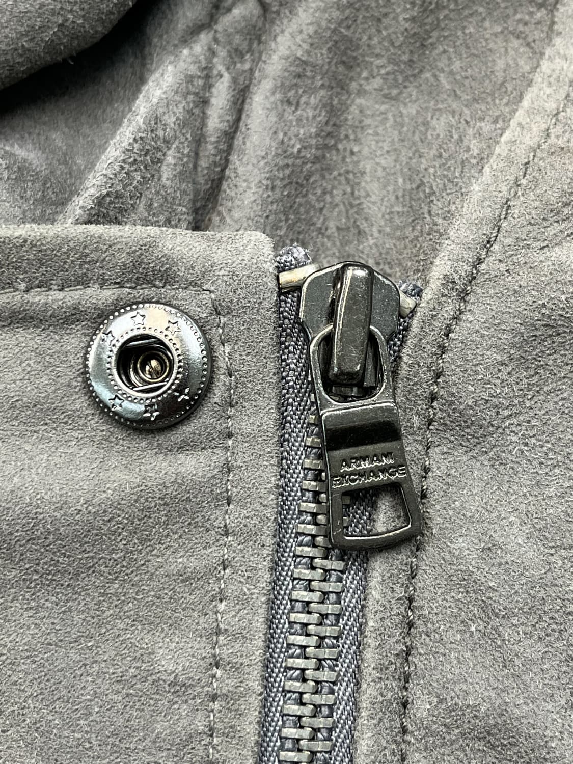 아르마니 익스체인지 고트 레더 스웨이드 자켓 상품이미지7