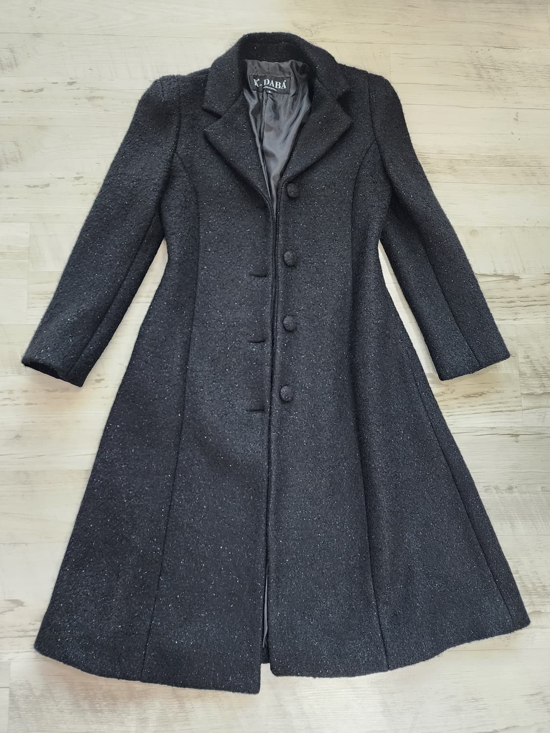 DABAGIRL 다바걸 여성 롱 코트 팜. S(44~55)사이즈 블랙 상품이미지1