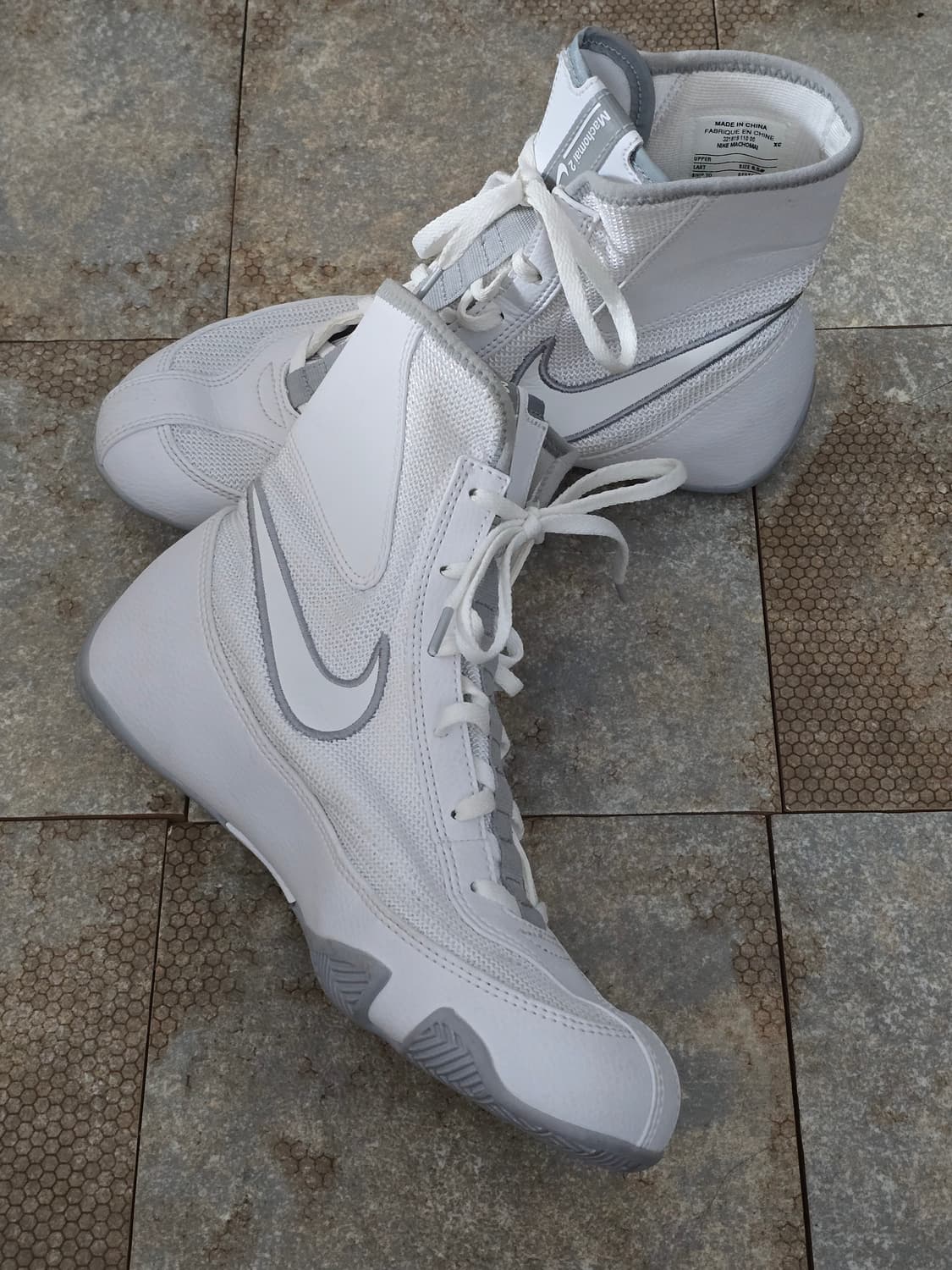 (235)나이키 마초마이 2 화이트 그레이 상품이미지5