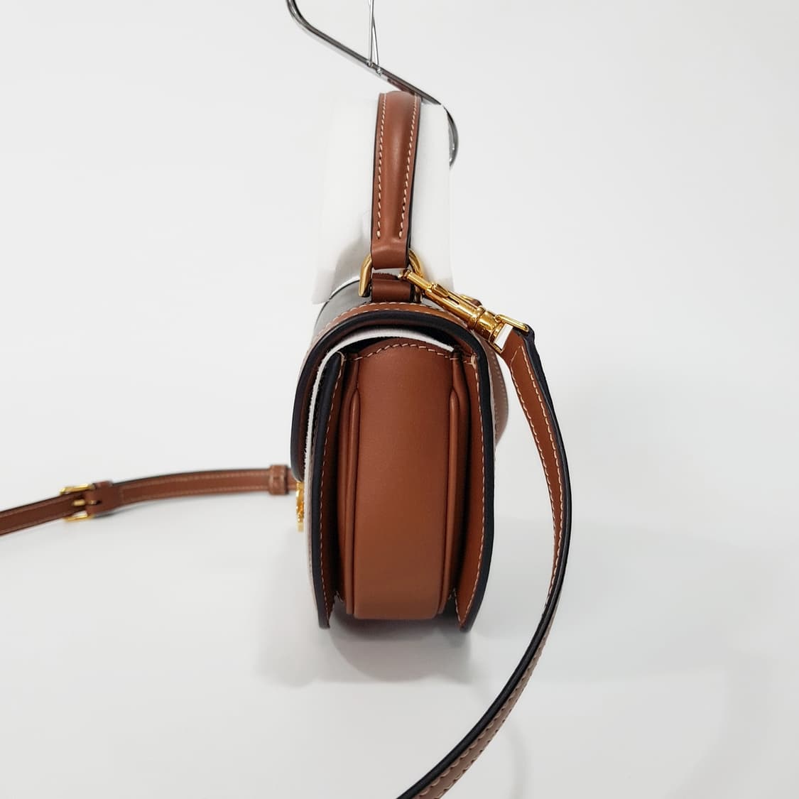 새상품! 셀린느 미니 클레아 베사체 트리오페 캔버스 탠 탑핸들  상품이미지4