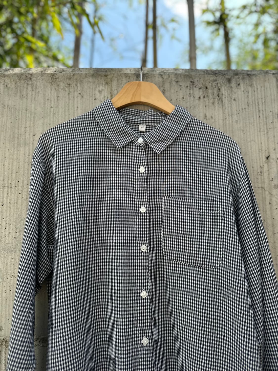 Japenese vintage 포켓 체크 셔츠 상품이미지7