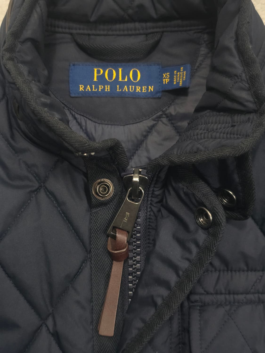폴로랄프로렌 네이비 우먼스 퀄팅 자켓 XS 상품이미지4