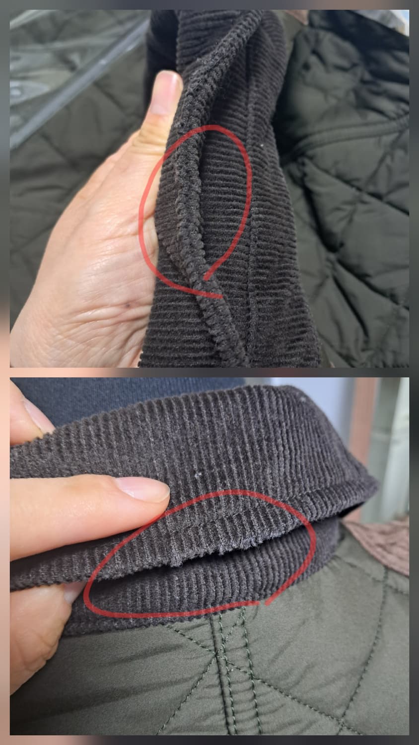 폴로랄프로렌 카키 퀼팅 자켓 L (12-14세)44~날씬55 상품이미지9