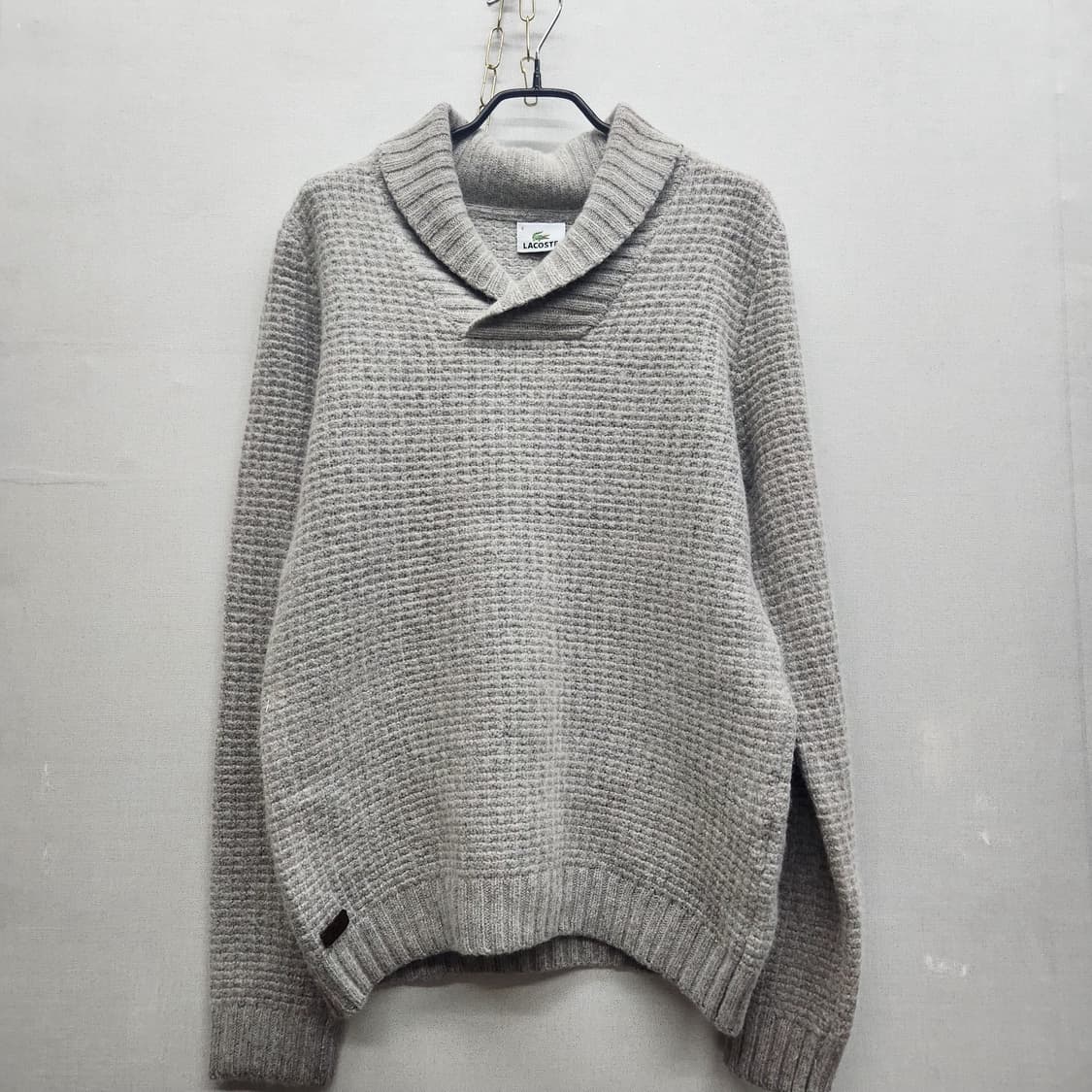 라코스테 숄카라 울/캐시미어 니트 4(M) 남여공용 상품이미지1
