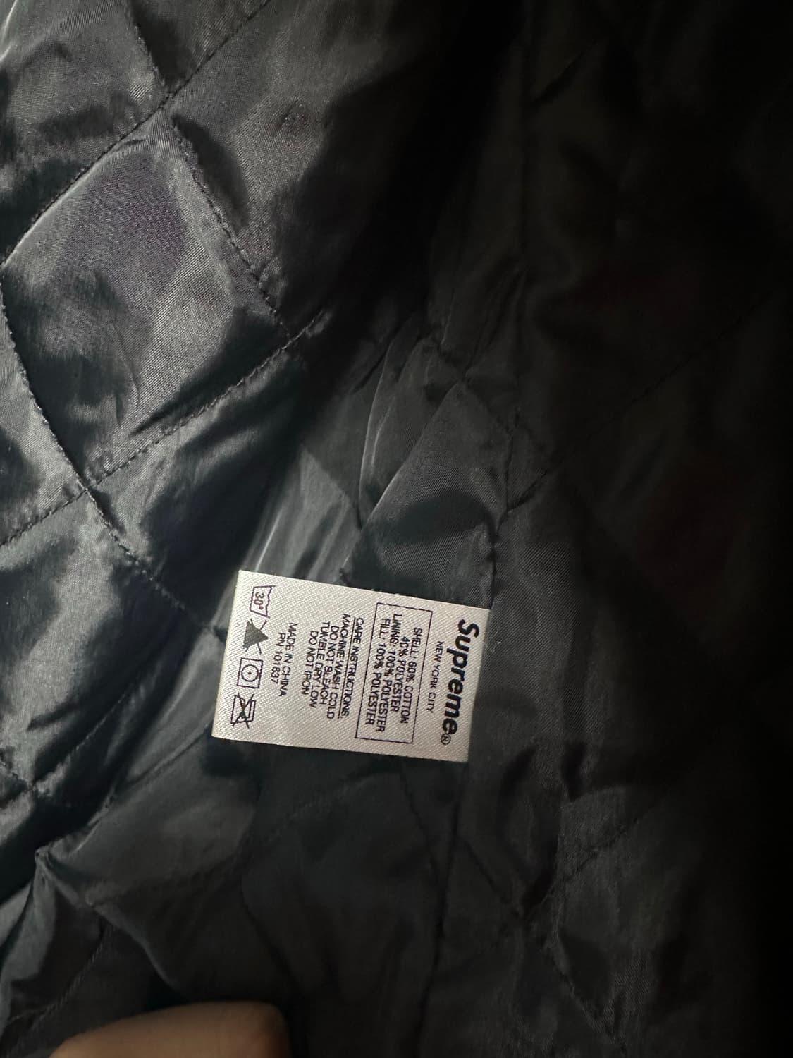 슈프림 아키라 워크자켓 블랙 상품이미지4