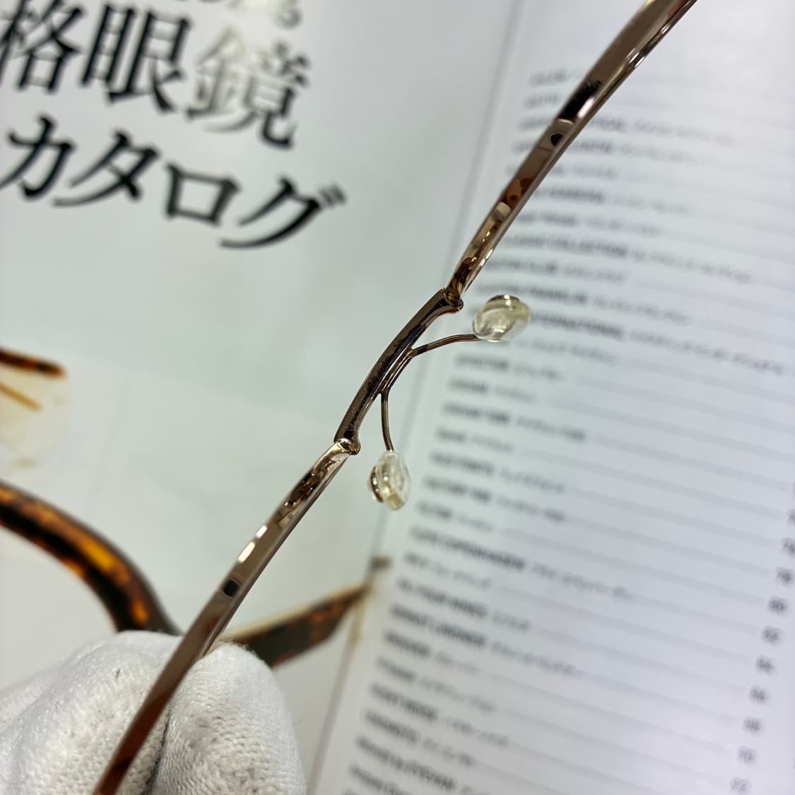 NIKON 니콘 티타늄 골드 일본 안경 상품이미지5