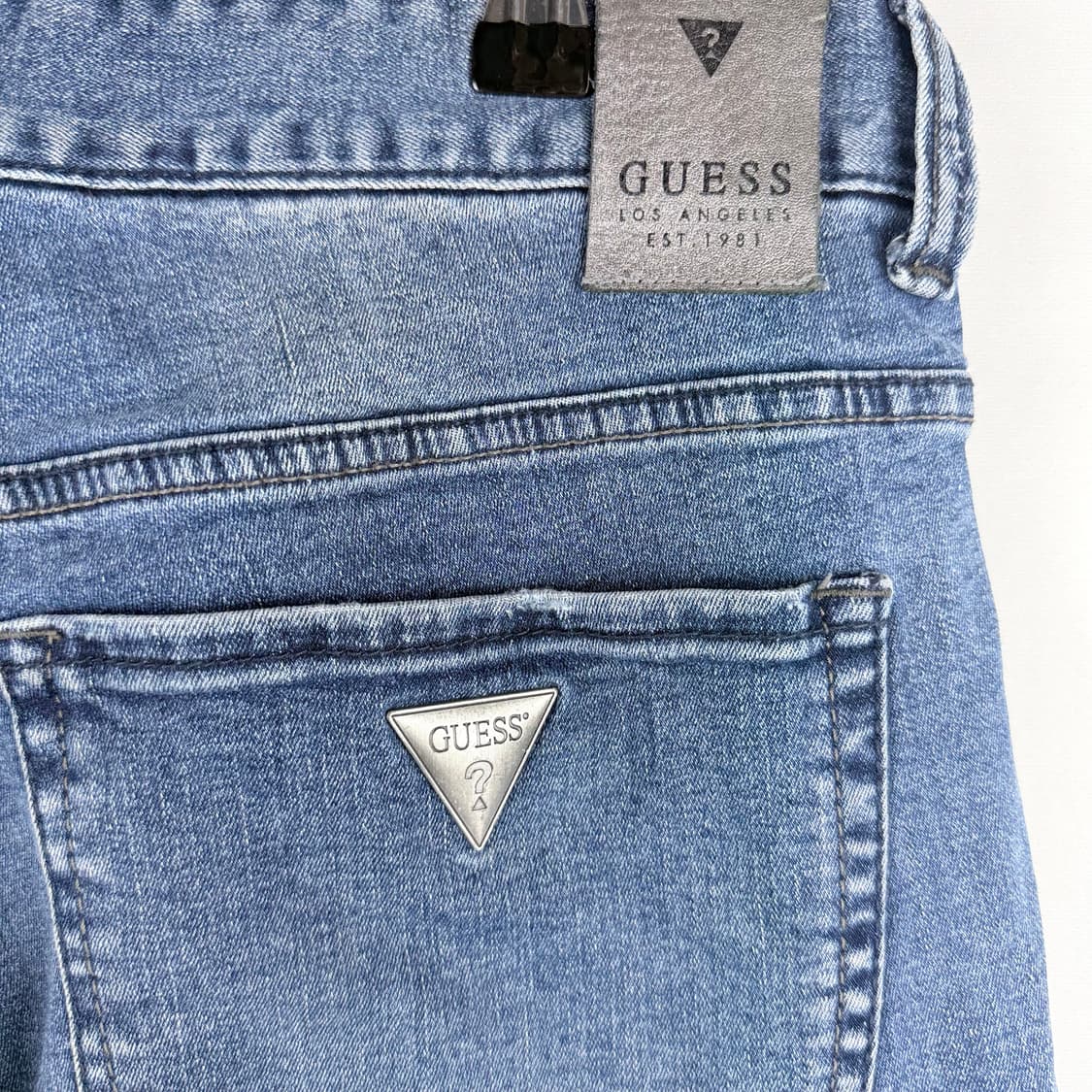 (34) 게스 슬림핏 데미지 데님 팬츠 상품이미지6