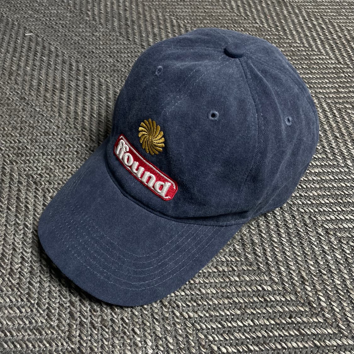 블랙 휴먼앤캣 빅로고 스톤 워시드 네이비 볼캡o 5400 상품이미지2