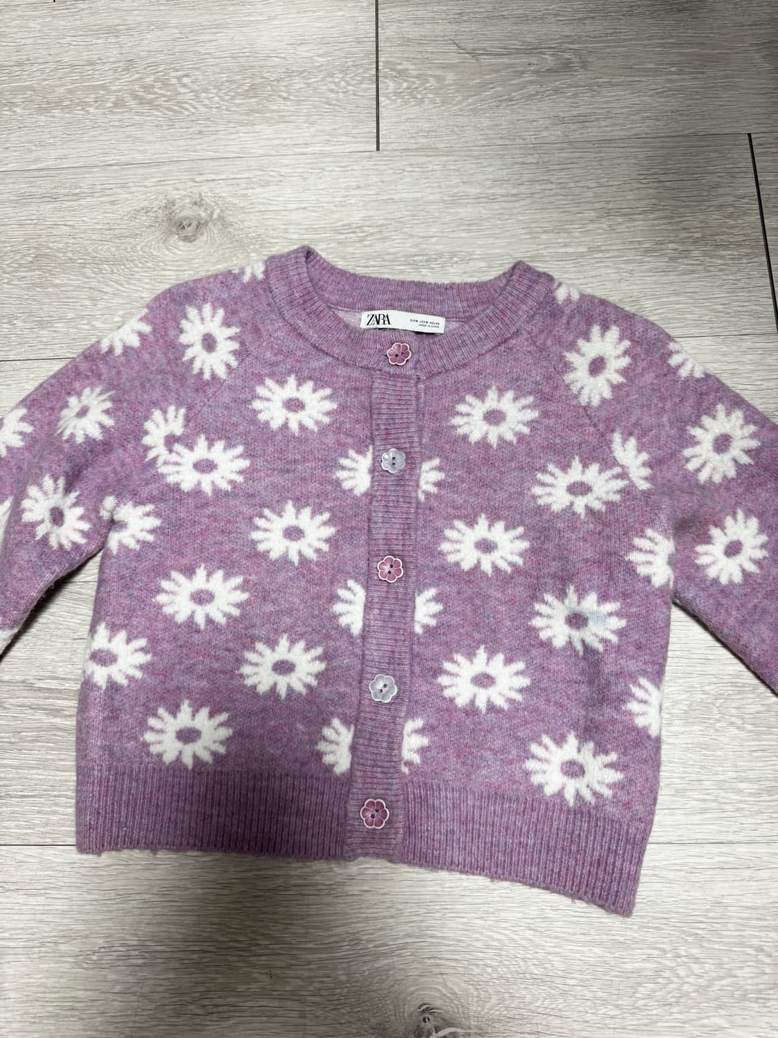 자라 플라워패턴 가디건 상품이미지1