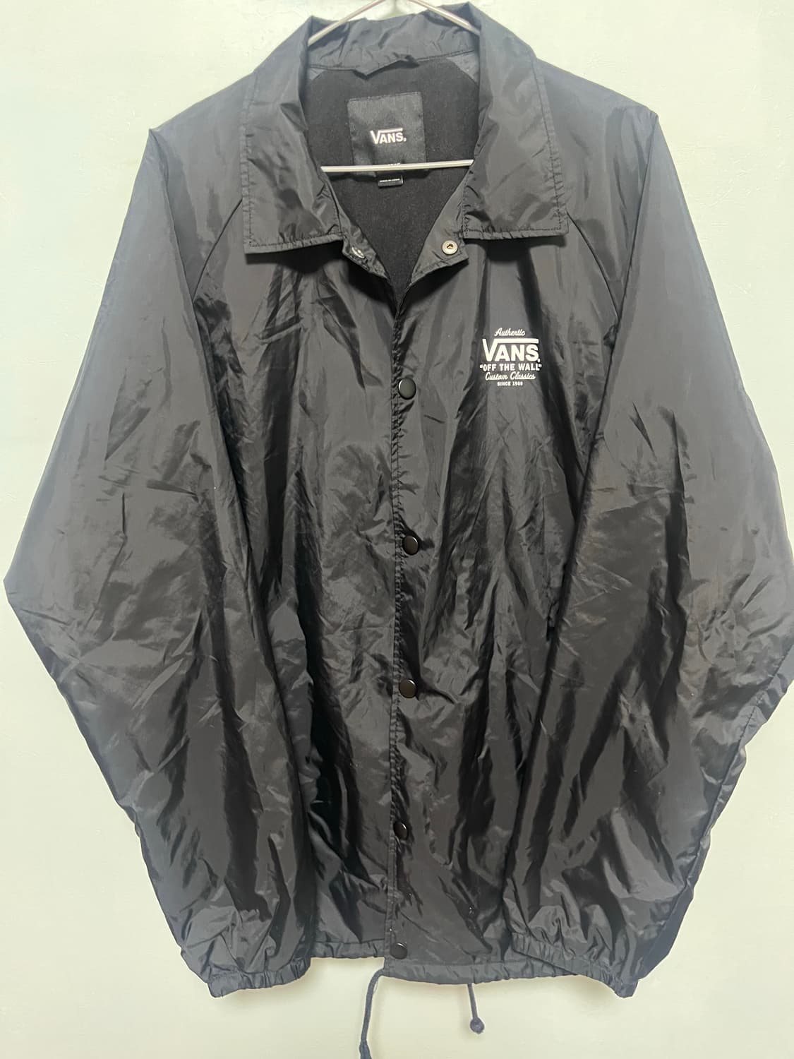 반스 블랙 코치 자켓 상품이미지1