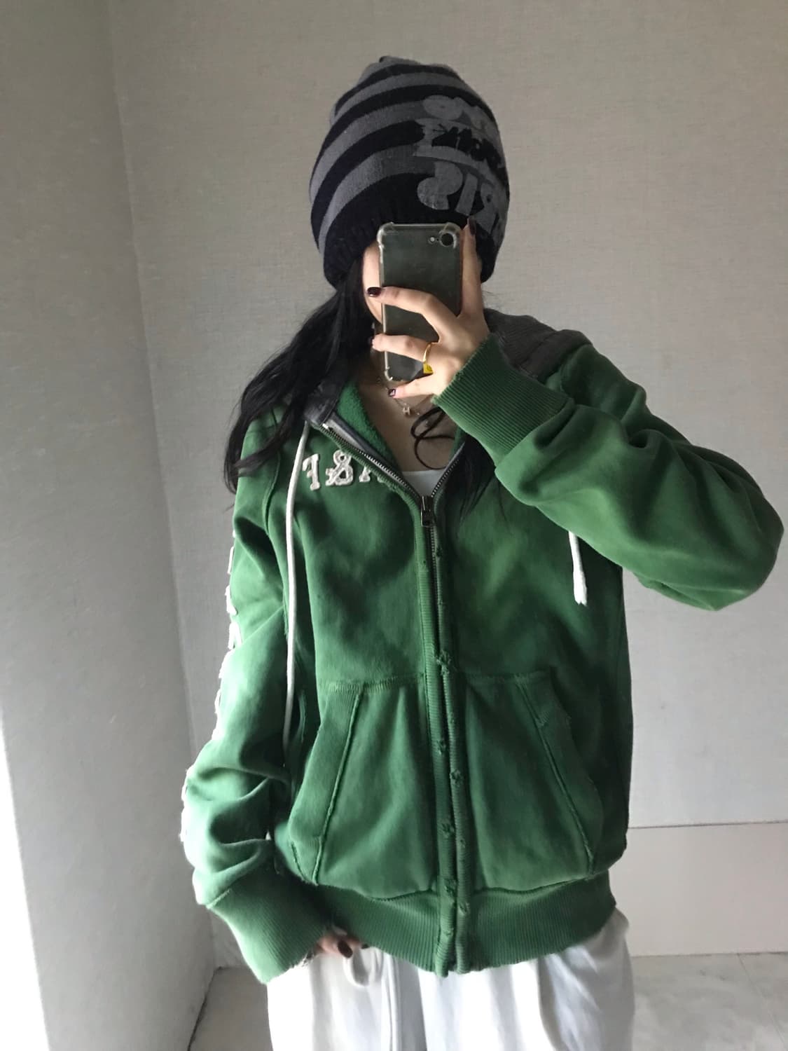 아베크롬비 딥그린 후드집업 상품이미지5