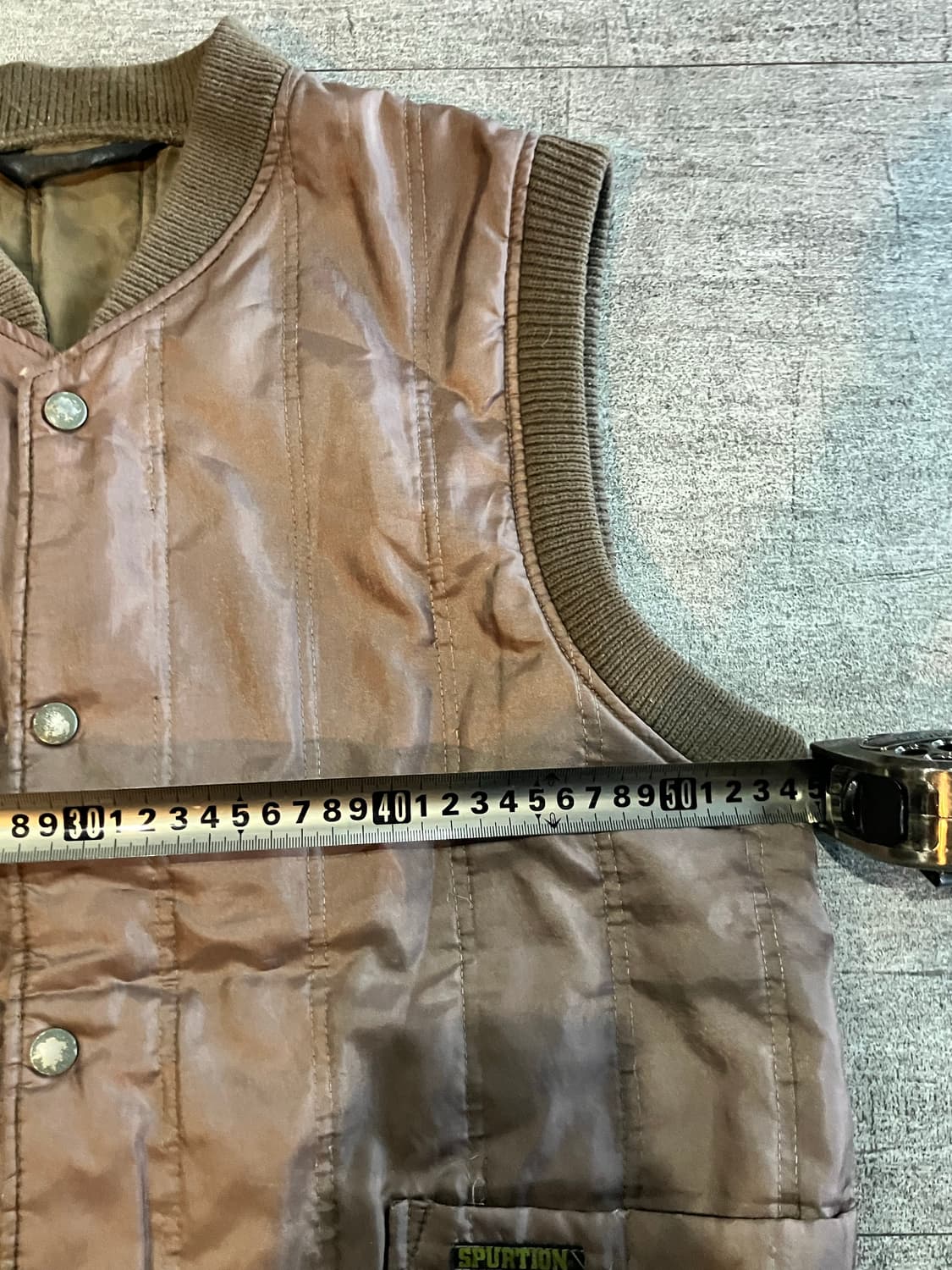 일본빈티지 Spurtion 올드스쿨아메카지 너드긱시크 베스트조끼 상품이미지2