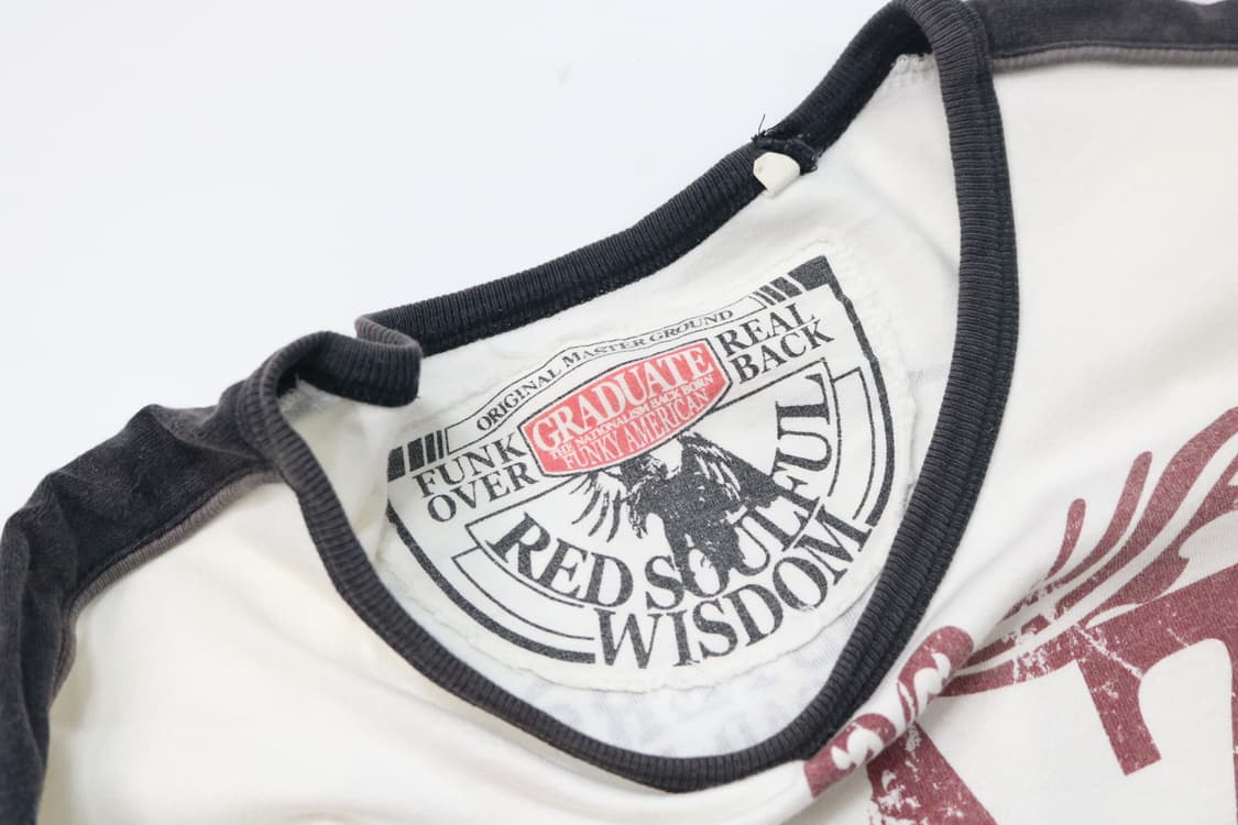 RED SOUL WISDOM 빈티지 아파치 네이티브 사이드 지퍼 반팔 상품이미지7